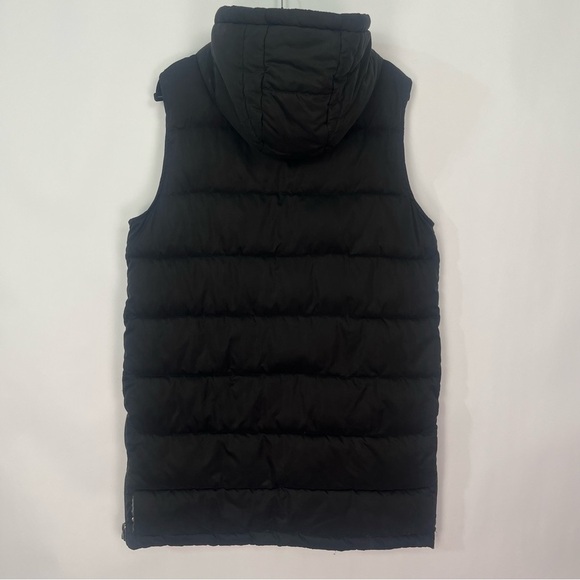 Nordstrom Zella Women’s Black Puffer Vest Hooded Sz XS - Picture 2 of 11